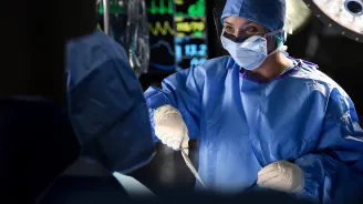 surgeons in the operating room