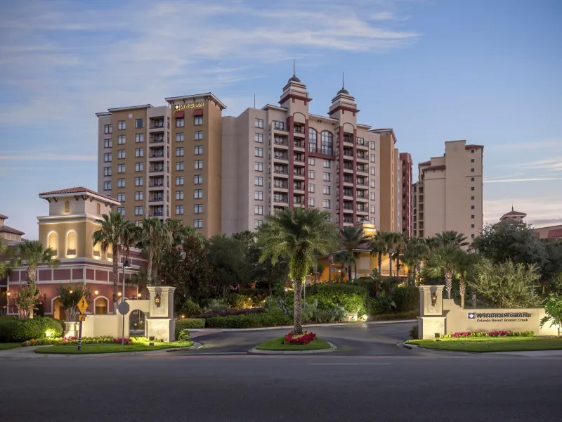 Wyndham Grand Orlando Resort Bonnet Creek exterior.