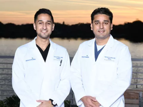 Tony Brar and Hafiz Khan came to AdventHealth Center for Interventional Endoscopy in June 2021. They will complete their fellowship in July 2022. 