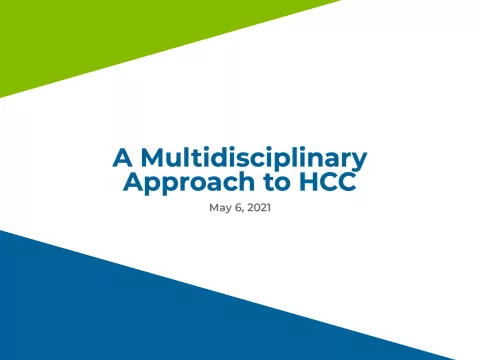 Multidisciplinary approach to HCC