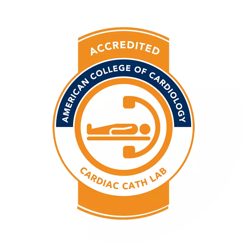 AdventHealth is an accredited organization for Cardiac Cath Lab by The American College of Cardiology