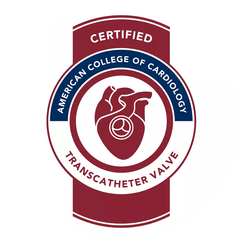 AdventHealth is a certified organization for Transcatheter Valve procedures by The American College of Cardiology