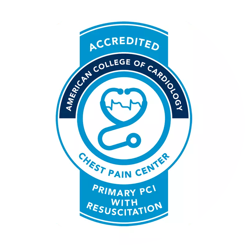 AdventHealth is an accredited organization for Chest Pain by The American College of Cardiology