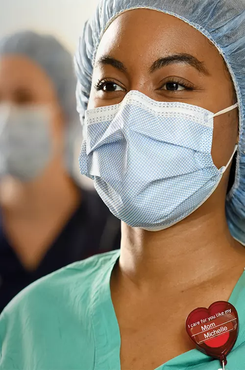 Masked Health Care Workers