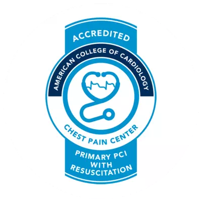 AdventHealth is an accredited organization for Chest Pain by The American College of Cardiology